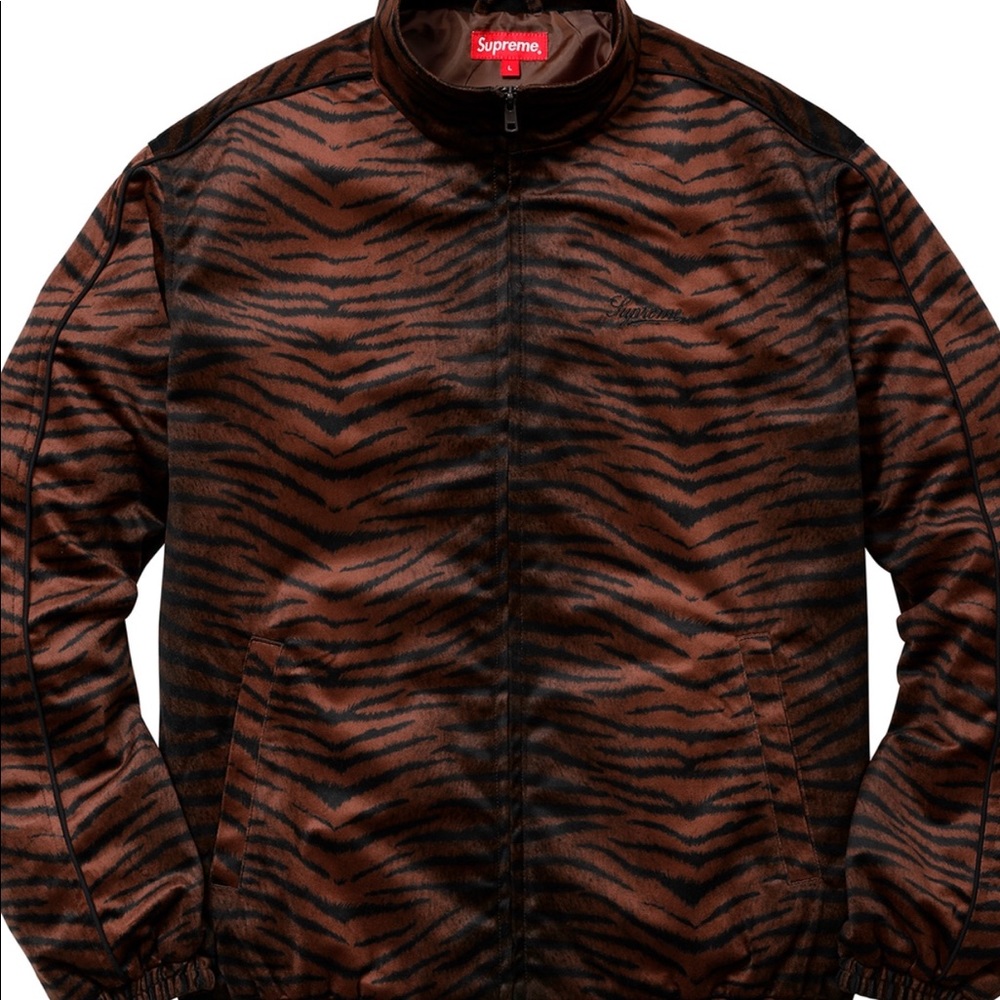 SUPREME TIGER STRIPE DROPPED MARCH 1st SIZE LARGE
